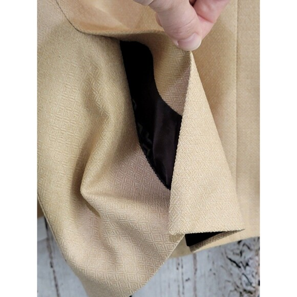 GC Men's Sz 56 MCR Moda Crise Textured Blazer Sport Coat in Mustard Tan NEW $400 - Picture 10 of 12